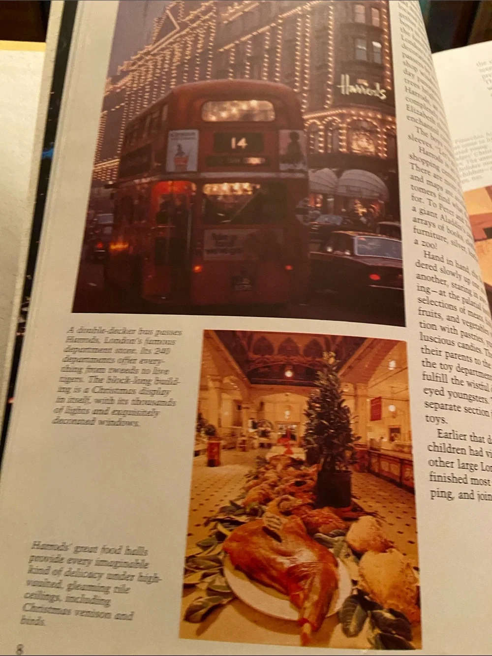 Christmas in Great Britain England Holiday Book UK United Kingdom gold & black